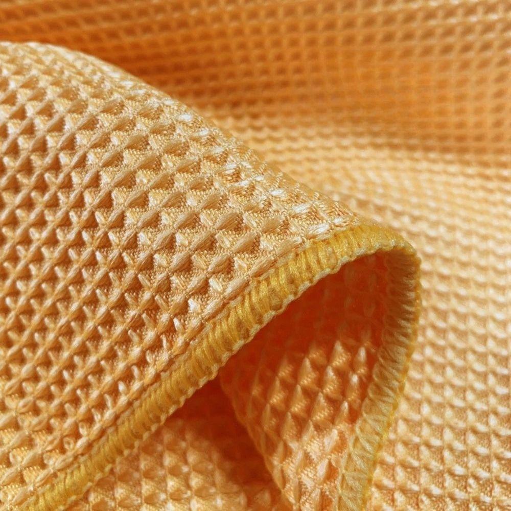 Waffle Weave Glass Wash Towel Auto Cleaning Accessories Strong Water Absorbent Towels