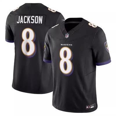 Baltimore Ravens 8 Jackson Football Trikot Herren Sportshirt