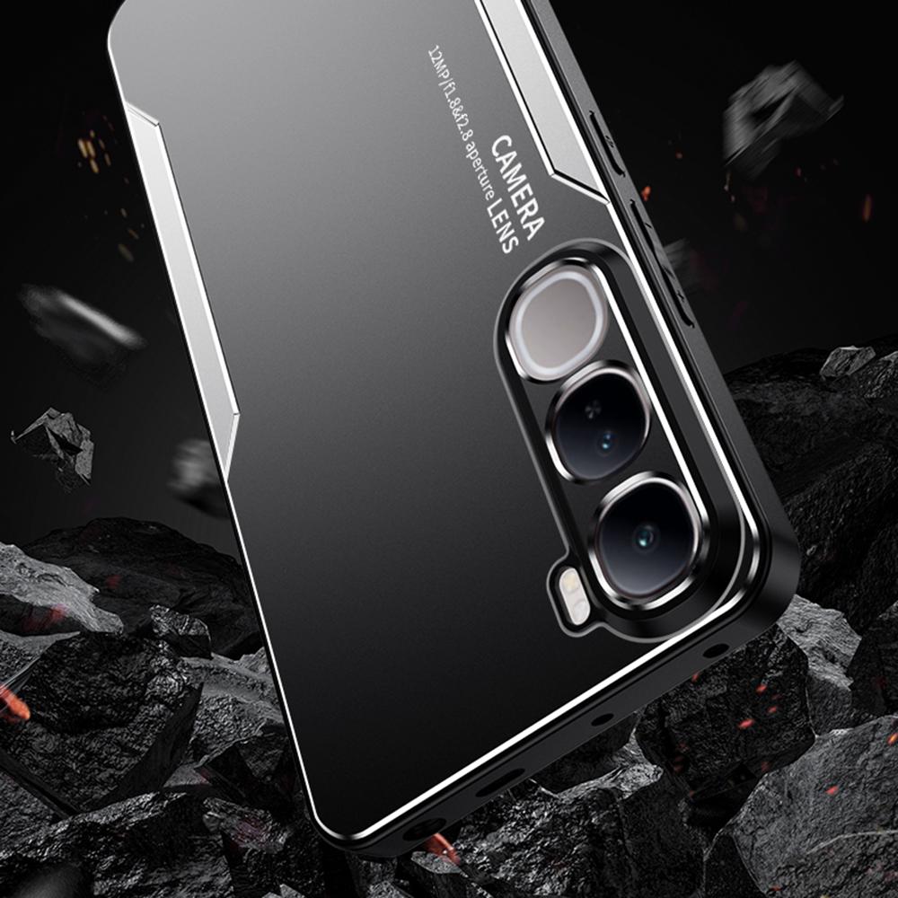 For vivo Y400 Pro 5G Phone Case Aluminium Alloy TPU PC Back Cover