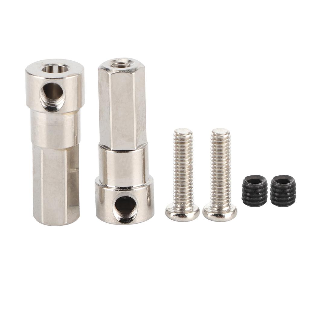 Pair Rear Wheel Axle RC Car Accessory W/Screw Fit for WPL D12 Remote Control Truck kup niedrogo