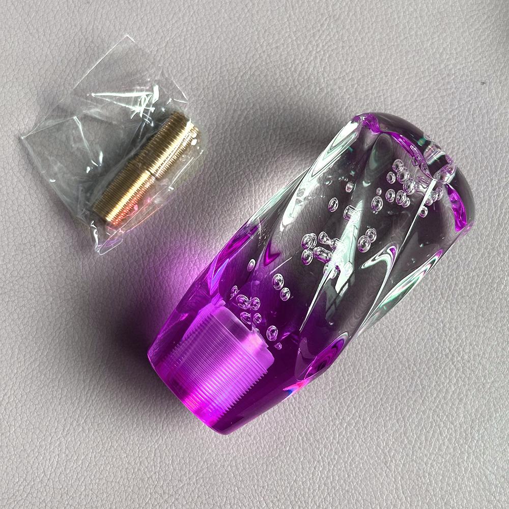 10cm 15cm Car Manual Shift Knob Gear Shifter Head Shift Knob Stick Crystal Transparent Bubble Throw Gear Shifter