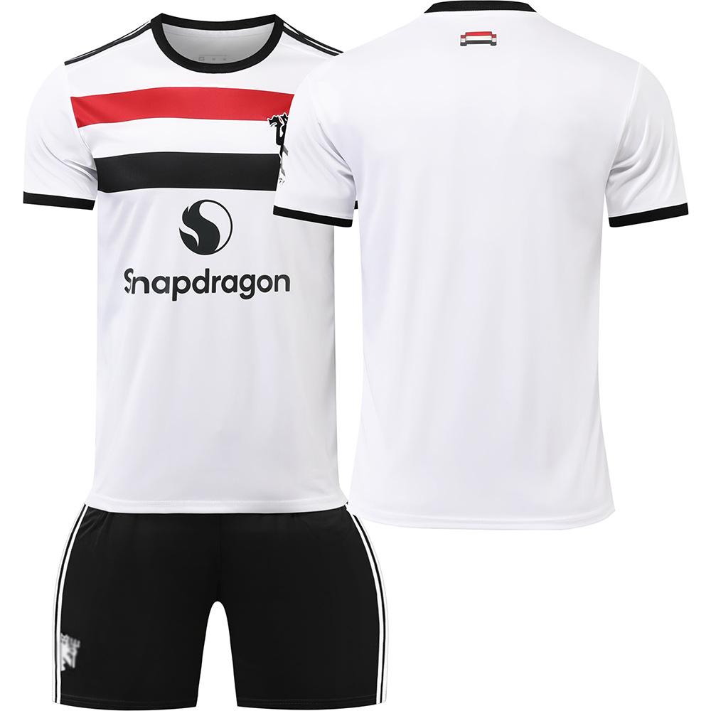 Red Devils Away White No. 7 Jersey No. 25 1021 Football Jersey Cross 16