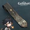 Genshin Impact Zhongli Necktie Shirt Accessory Cos Ties Clothes Decor Gift Adult
