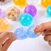 6Pcs Elastic Stretchable DIY Stress Relief Ball TPR Noise Making Ball  Squish Toy Production