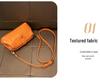 2025 Summer Women's Soft Leather Gold Shell Messenger Bag - Retro Style for Trendy Taiwanese Fashion
