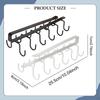 2 Coffee Cup Holders with Hooks, Hanging Rack, Iron under-Cabinet Organizer for Kitchen