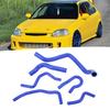 6 Pcs   Coolant Hose Silicone Coolant Transfer Tube Kit for     EK EG B16A B18C B20B 1992 to 2000