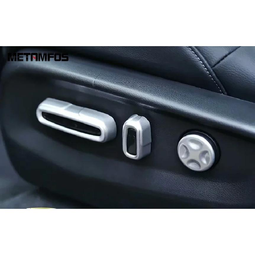 Car Accessories For Honda CR-V CRV 2017-    Interior Carbon Fiber Seat Adjustment Switch Knob Cover Trim Sticker