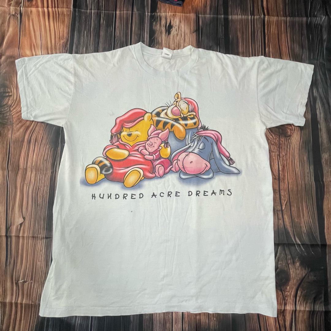 

[USED] 90s Disney Winnie the Pooh and Tigger cartoon t-shirt, made in the USA, large silhouette