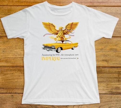 

Imperial 1957 T Shirt Classic 50s American Car Chrysler V8 Cadillac Lincoln G104 XL