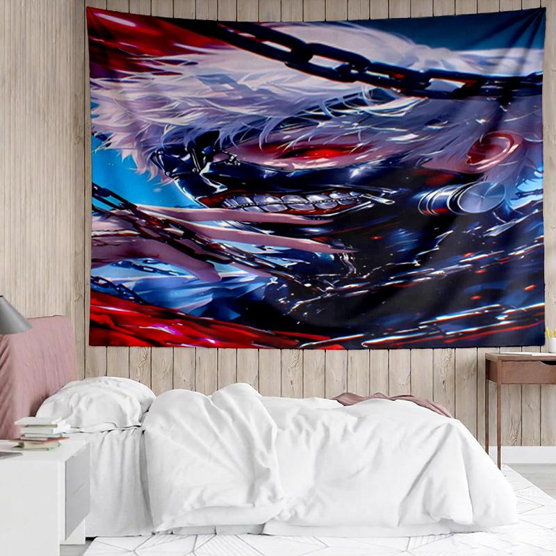 1PC Tokyo anime Artwork K-pop music group Tapestry Accessories for Bedroom,Livingroom, dormitory Room Wall Decor Fan Birthday Gifts