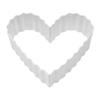 Anniversary House Fluted Heart Poly-Resin Coated Cookie Cutter