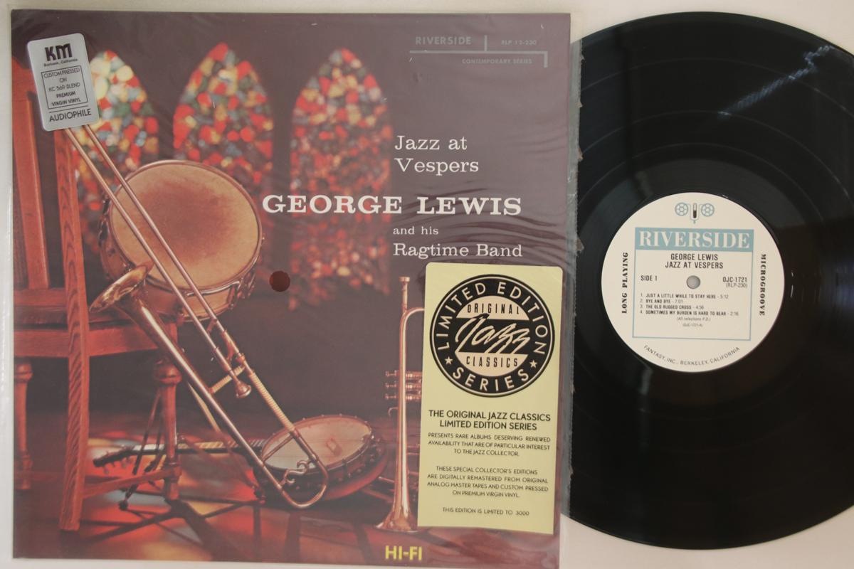 

LP Record GEORGE LEWIS - Jazz At Vespers OJC1721 ORIGINAL JAZZ C 1986 US Jazz Used