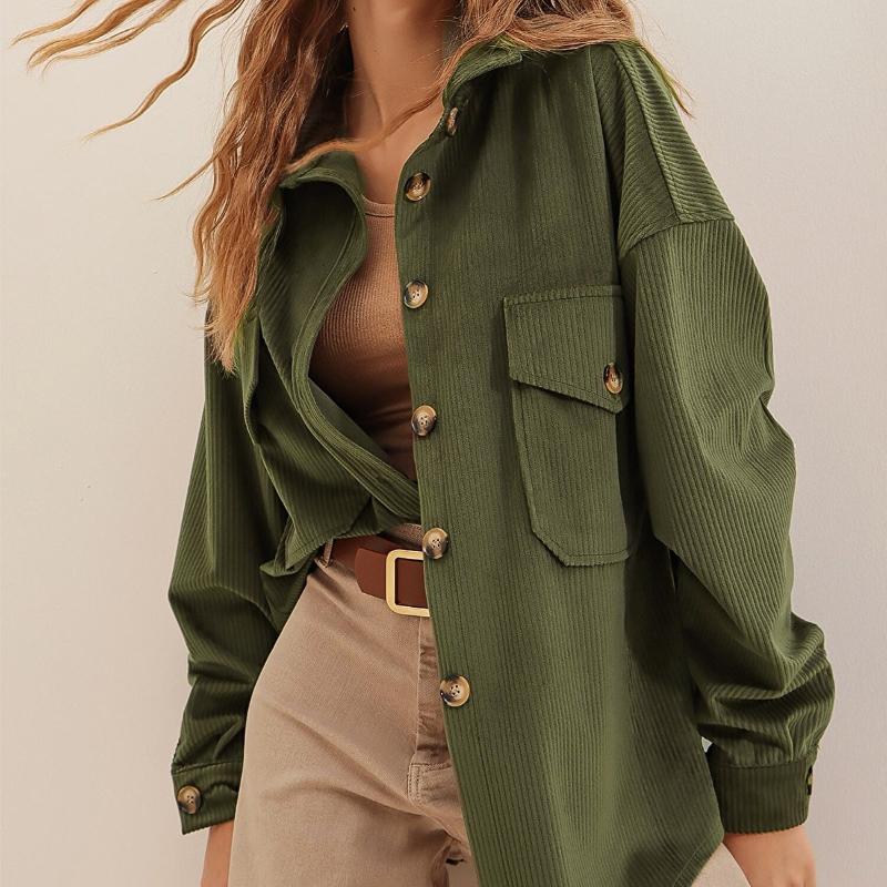 

Модная женская блузка повседневная элегантная однотонная женская офисная женская рубашка 2XL зелёный