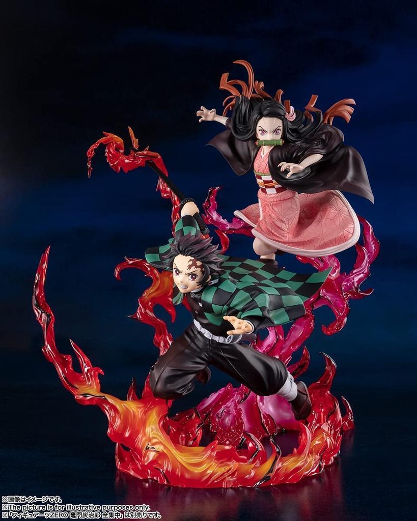 TAMASHII NATIONS FiguartsZERO Demon Kimetsu no Yaiba Nezuko Kamado Blood Demon Art 240mm Painted Complete Figure BAS61514 Slayer Approx. PVC/ABS