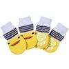 Hochwertige rutschfeste Haustiersocken für Hunde und Katzen - 4er-Pack