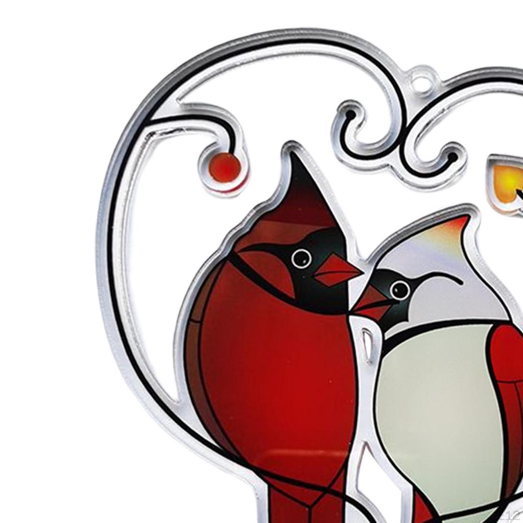 Acrylic Birds Car Doors Branch Fence Ornaments