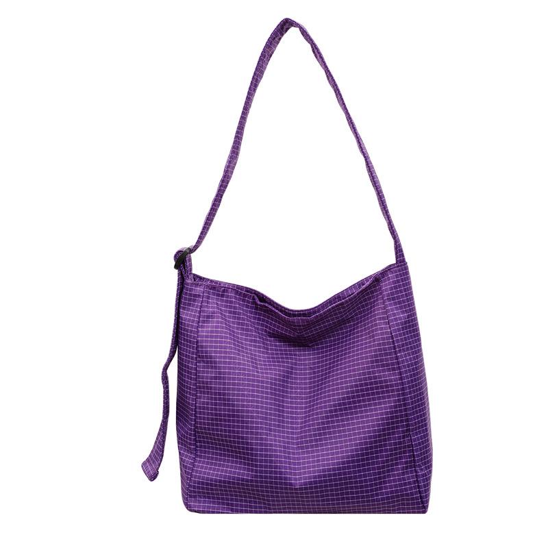 Lazy Commuting Bag, Summer Fashion Bag, Large-capacity Single-shoulder Crossbody Bag, Women's Checkered Underarm Bag