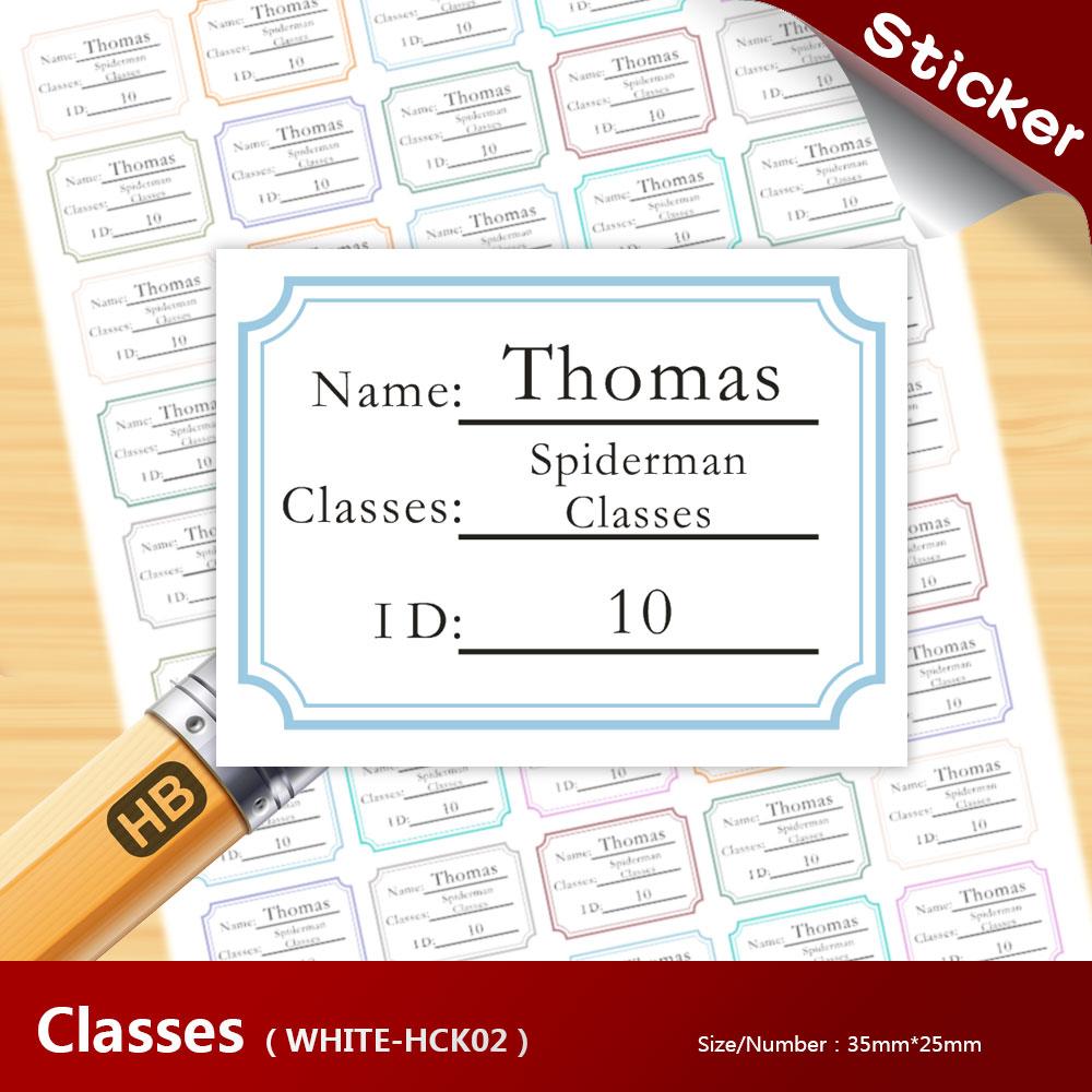 

114 шт. Мультяшные наклейки с именами единорогов, Персонализированные бирки для девочек, Детские водонепроницаемые мультяшные этикетки для школьных канцелярских товаров, Скрапбукинга