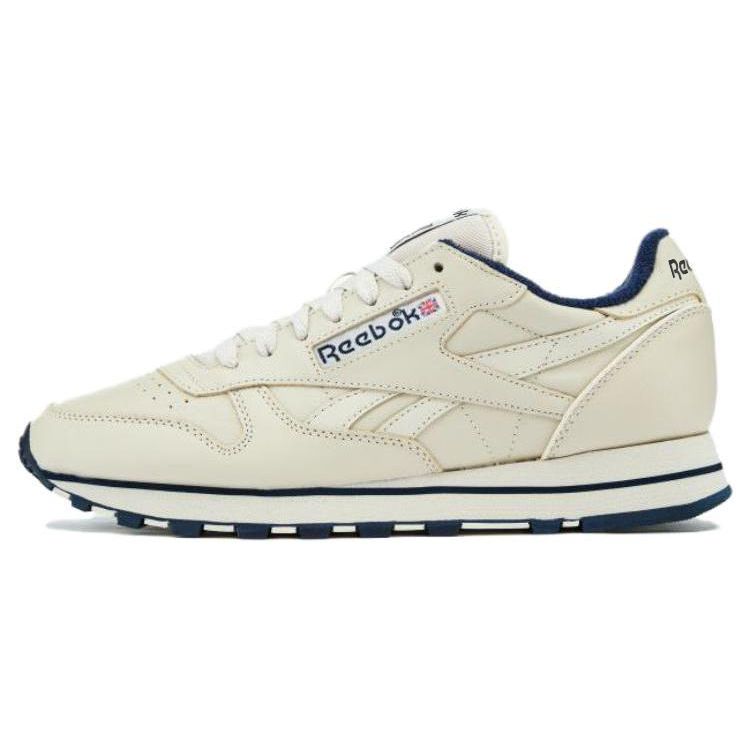 Reebok Classic Leather Retro Casual Low-Top Running Shoes Unisex sneaker Off-White 100033724