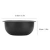 Thickened Portable Men Beard Shaving Soap Bowl Foaming Shaving Cream Bowl BlackBlack