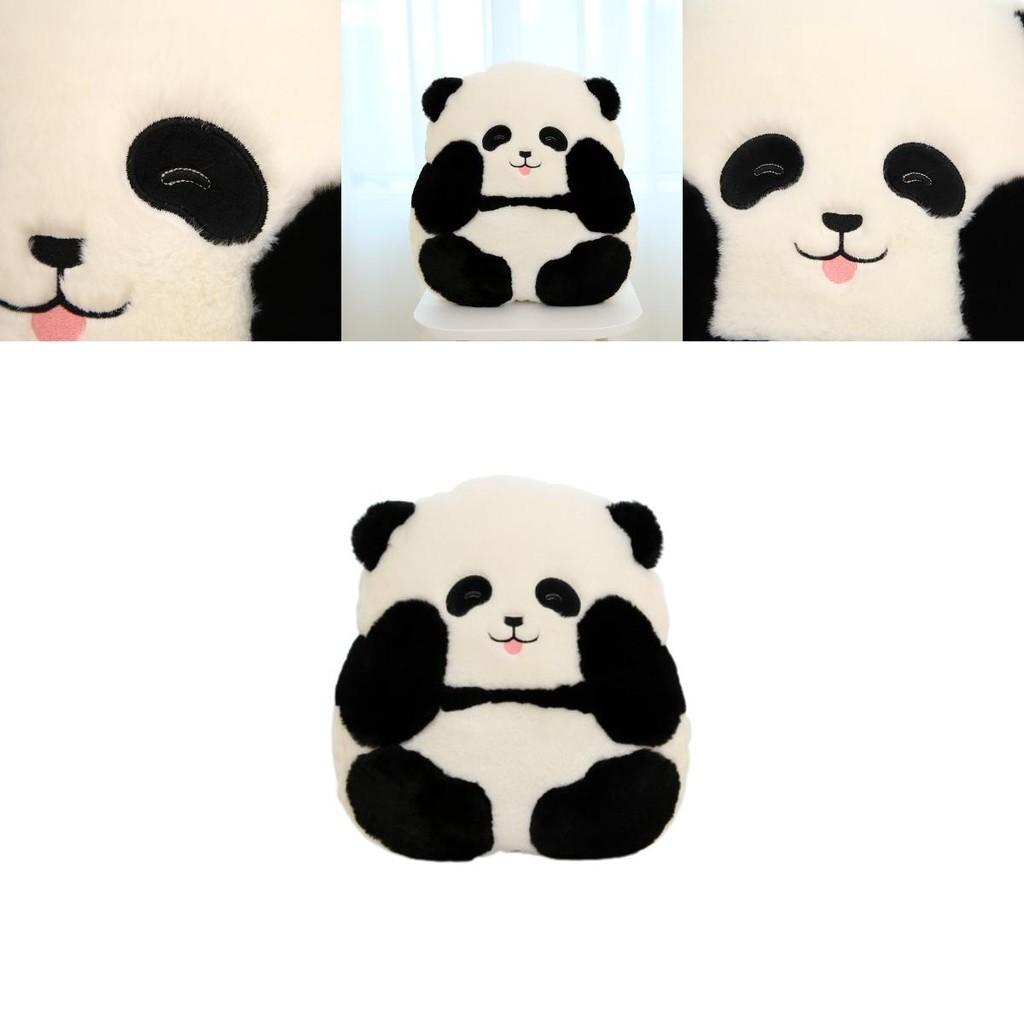 Panda Hua Hua Plush Toy Realistic Stuffed Panda Pillow For Kids And Adults