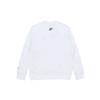 Herren Nike Kontrastfarben Logo Lässiger Sport Pullover mit Rundhalsausschnitt und Stickerei Weiß DJ6915-100
