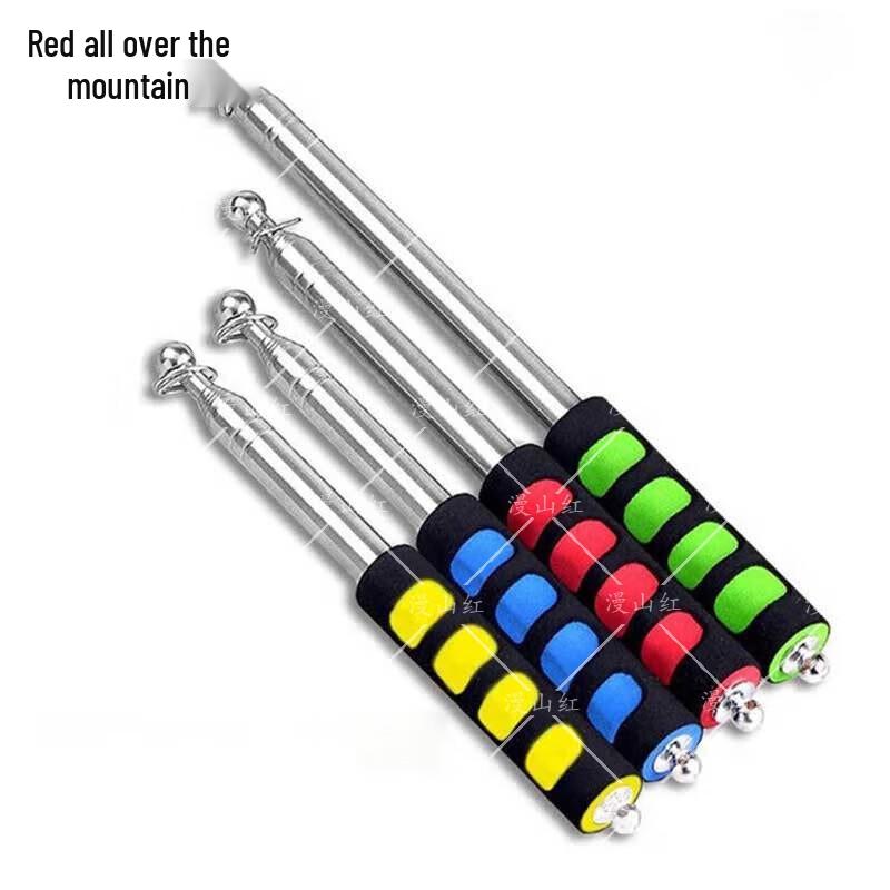 Telescopic Stainless Steel Command Pointer and Flagpole