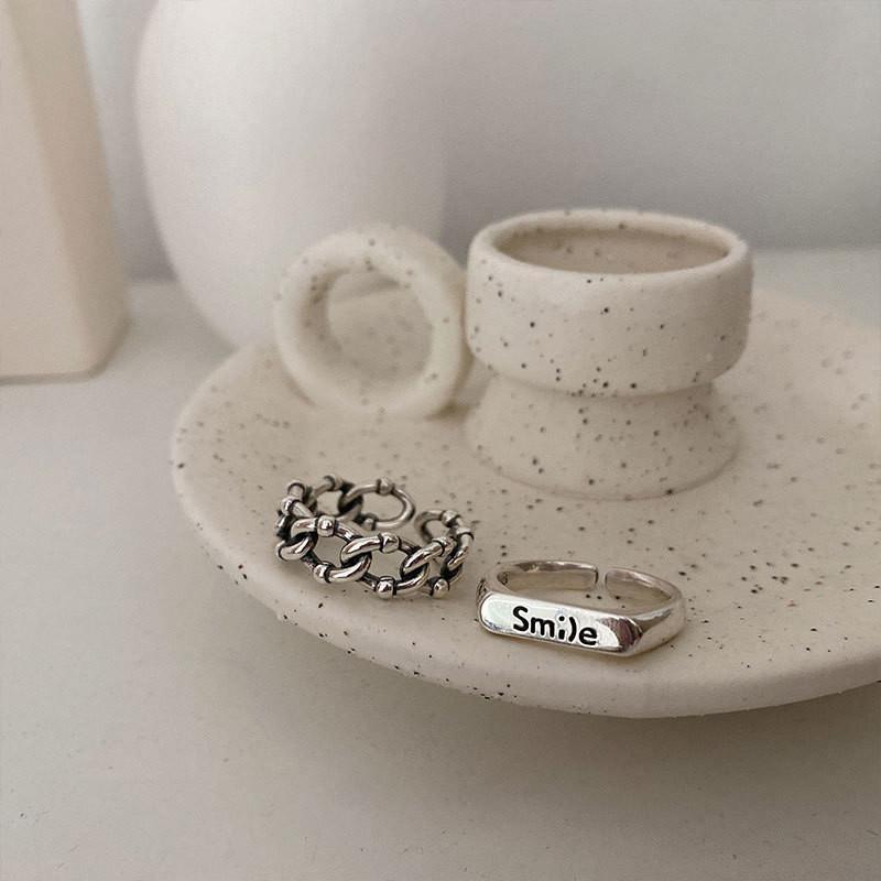 Elegant Copper Geometric Ring With Unique Open Design For Fashion Forward Women Jewelry