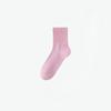 Ladies Autumn Leisure Pure Cotton Tea Tree Essential Oil Antibacterial Deodorant Wicking Exercise Tube Socks