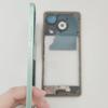 Novaphopat For Infinix Smart 8 X6525 Middle Frame Housing Middle Bezel Plate With Side Volume Key Button