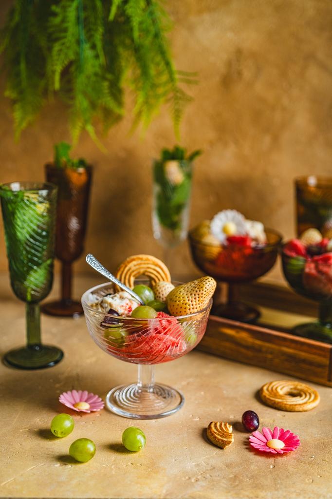 300ML GLASS CUP FOR ICE CREAM DESSERT SALAD BOWL FOR DESSERTS Glass CRYSTAL