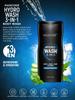 Mancode Hydro Body Wash For Men 450ml, 3 In 1 Active Body Wash For Body, Shower Gel For Men, Bodywash, Face And Hair With Refreshing Menthol And