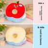 Breathable Ice Silk Hand Pillow With Embroidered Cartoon Design For Office And Library