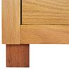 Storage Cabinet with Drawers Brown Wood Based Material