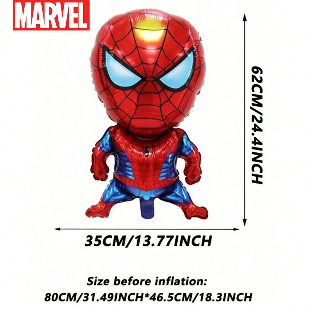 1PCS Marvel Officially Licensed Spider-Man Balloon  Cartoon Character Balloon Theme Birthday Party  Gift