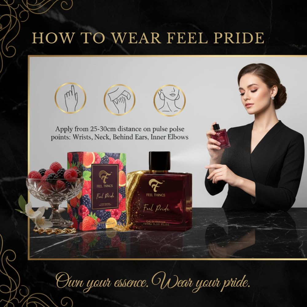 Luxus FEEL PRIDE Langanhaltendes Parfüm für Damen | EDP 100ml |