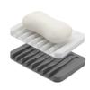 2025 Creative Silicone Soap Holder Candy Color Draining Organizer Home No Installation Soap Box Soap Dish Bathroom Accessories