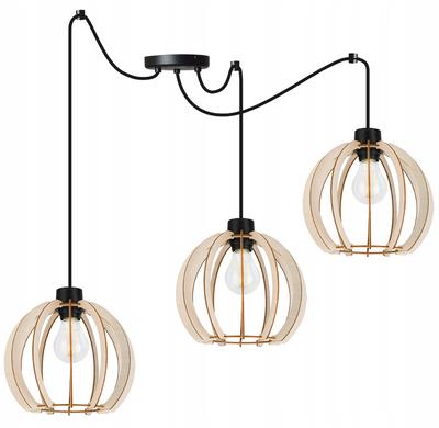 MODERN WOODEN LED CEILING HANGING LAMP