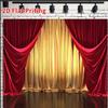 2D Red Gold Curtain Stage Photo Backdrop Gala Party Decor Cloth