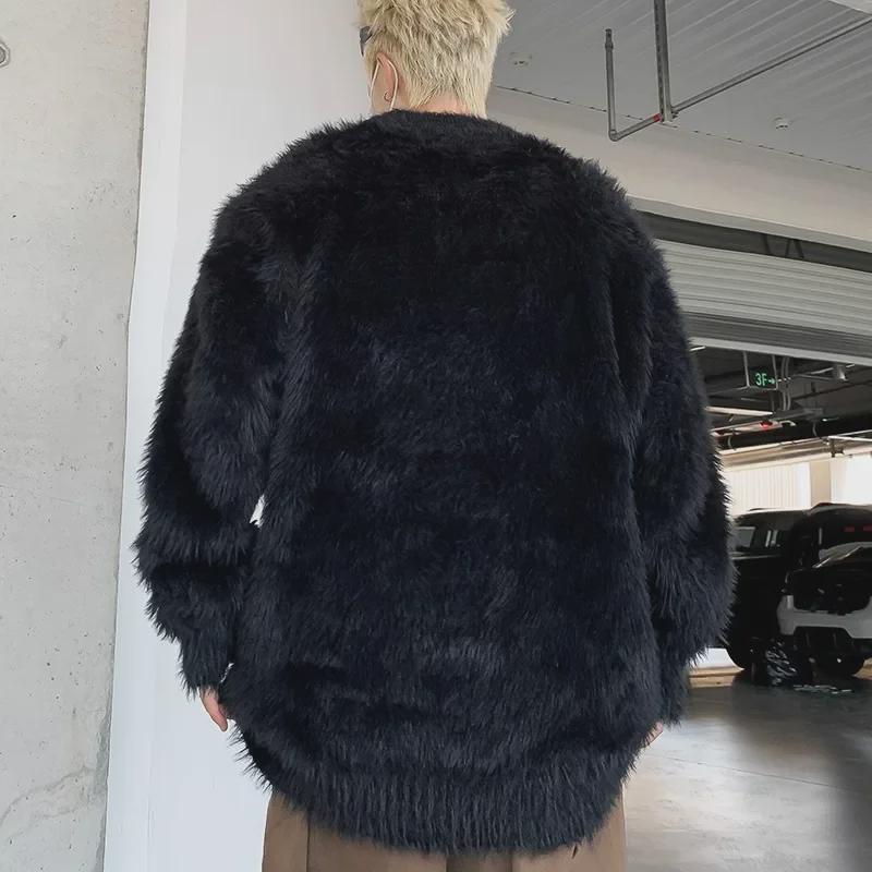 Unisex Trendy Koreanische Loose-Fit Pullover mit Schulterpolstern für Herbst/Winter