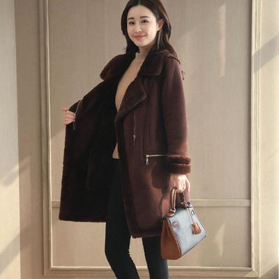 Women's Winter Windproof Warm Jacket Lining Medium-length Thickened Business Warm Jacket