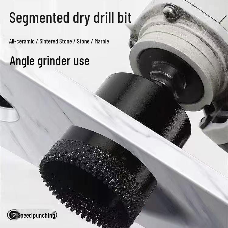 Diamond Brazed Angle Grinder Hole Opener for Ceramic, Vitrified Tiles, and Stone