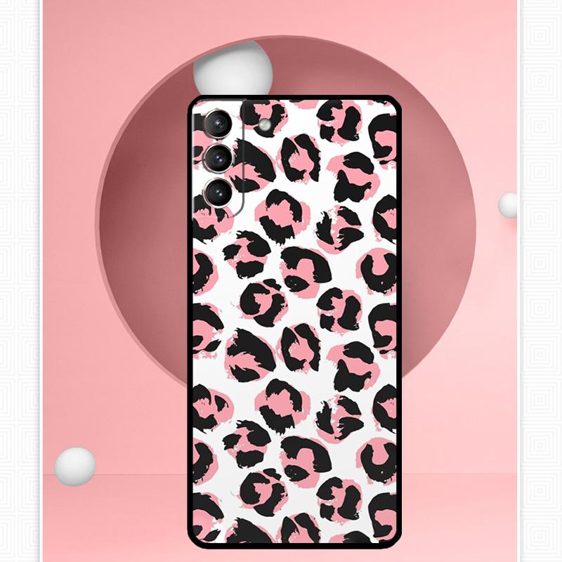 African Leopard Print Case For Samsung Galaxy S24 Ultra S20 S21 S22 S23 S25 Ultra S9 S10 Plus S25 FE Cover Funda