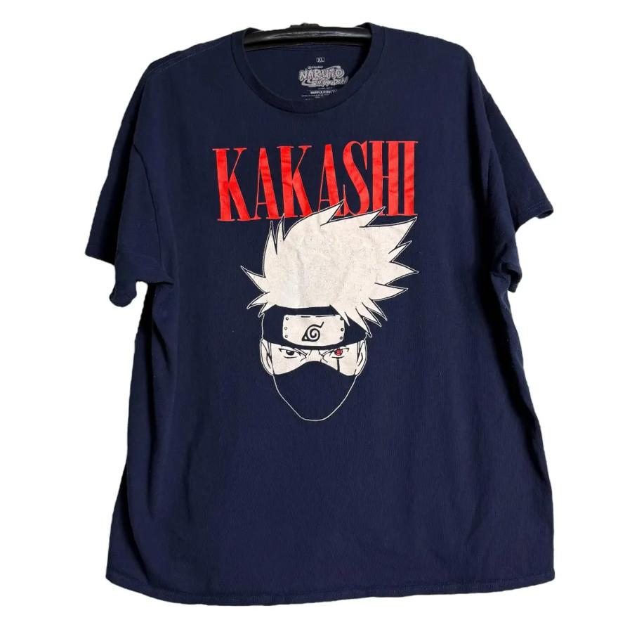 

Kakashi Hatake T-Shirt Vintage Anime Tee Retro Ninja Graphic Shirt M
