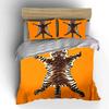3Pcs Tiger Skin Print Bedding Set, Flat Lying Tiger Pattern Duvet Cover + 2 Pillowcases, Exquisite Bedding Decor