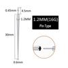 316 Stainless Steel Threaded Guide Pin for Piercing and DIY Tool