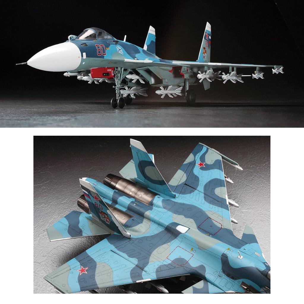 Hasegawa Russian Navy Flanker D Plastic Model Kit E35 1/72 Su-33