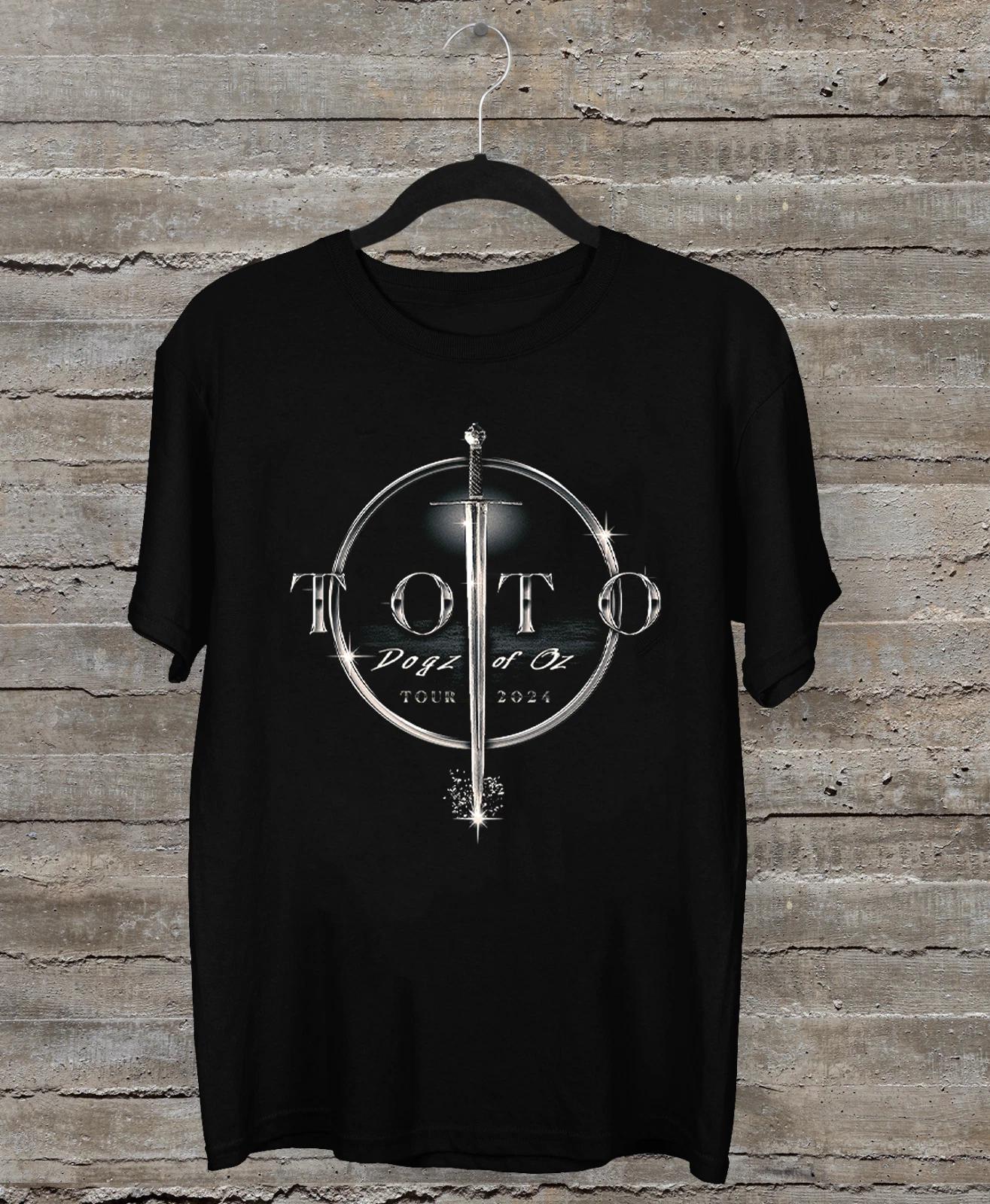 NEW TOTO - Dogz of Oz - Tour 2024 Black All Size S-5Xl Unisex Shirt AG2253 XL