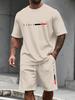Men's Two-piece Sports Suit, Short-sleeve Shirt and Shorts Set, Men's Running Apparel